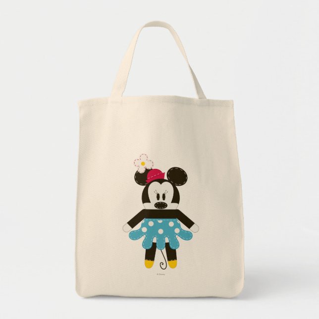 Tote Bag Minnie Pook-a-Looz | Robe bleue (Devant)