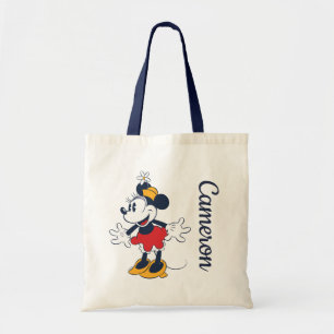 Tote Bag Minnie   Pose Casquette Fun Flower
