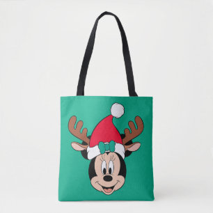 Tote Bag Minnie   Reindeer Ears & Santa Hat
