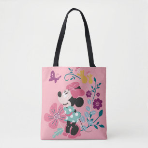 Tote Bag Minnie Souris & Fleurs - Bonne Fête des Mères