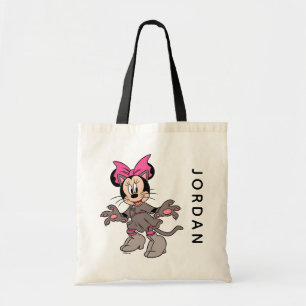 Tote Bag Minnie Souris habillée en chat mignon