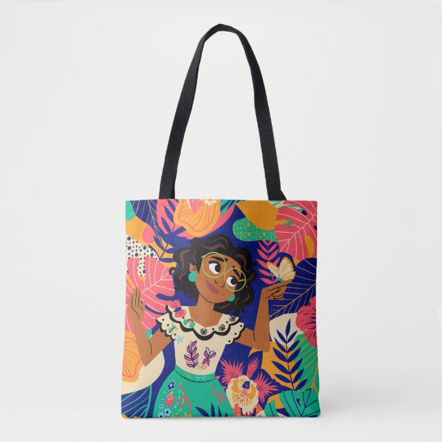 Tote Bag Mirabel d'Encanto | Graphique floral (Devant)
