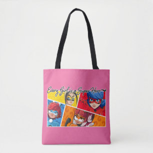 Tote Bag Miraculeux Chaque fille est un super héros