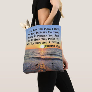 TOTE BAG MISE EN LIGNE DE JEREMIAH 29:11 SCELER
