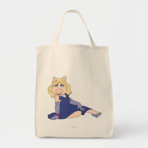 Tote Bag Miss Piggy en robe violette