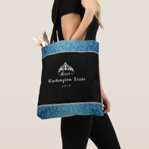 Tote Bag Miss USA Crown Titre personnalisé