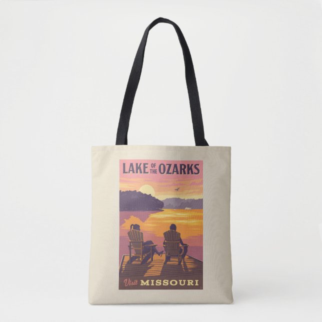 Tote Bag Missouri | Lac des Ozarks (Devant)