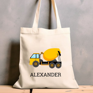 Tote Bag Mixage de ciment jaune Enfants Construction person