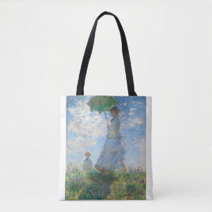 Tote Bag Mme Monet and Her Son by Claude Monet