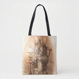 Tote Bag "Mme Mouse Tricot" par Beatrix Potter