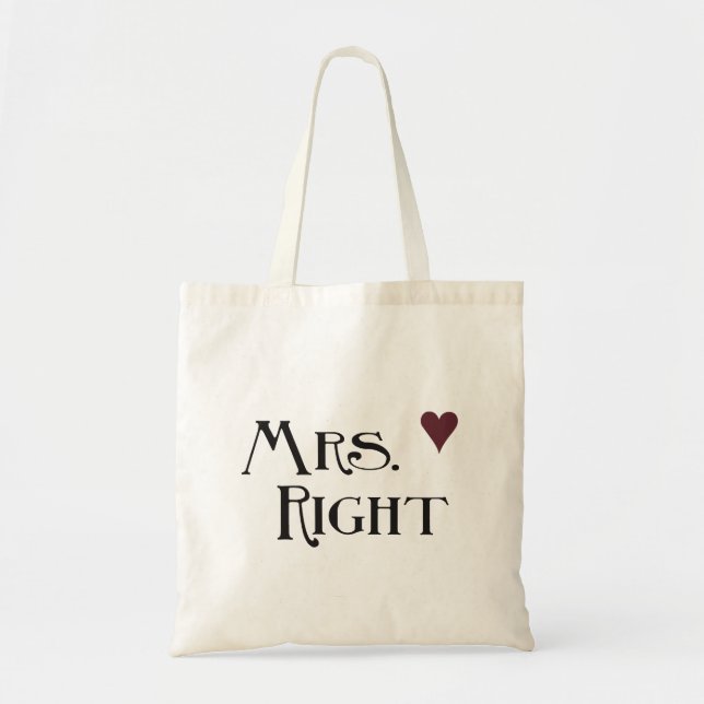Tote Bag Mme Right (Devant)