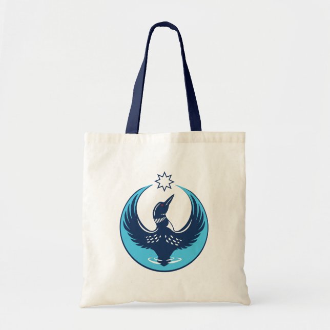 Tote Bag MN Loon Rising (Devant)