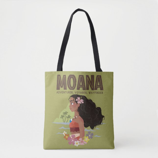 Tote Bag Moana| Aventurier, Voyager, Wayfinder (Devant)