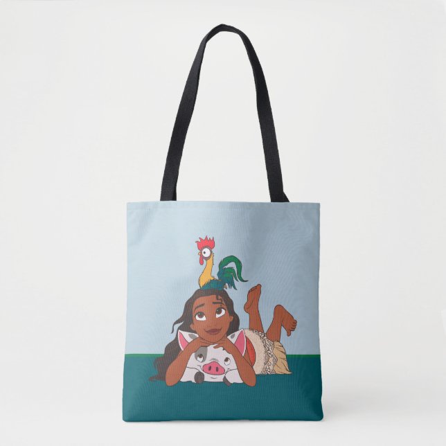 Tote Bag Moana de Disney | Moana & Friends (Devant)