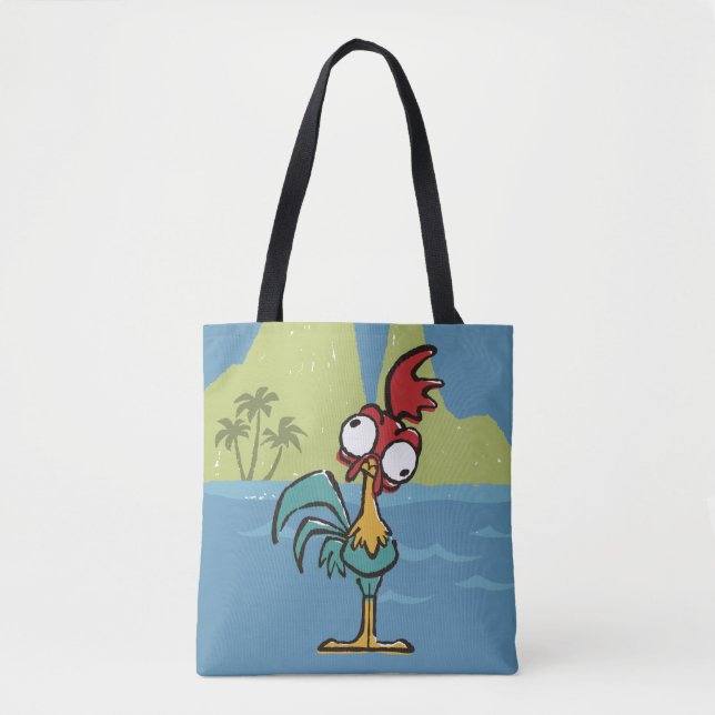 Tote Bag Moana | Heihei - Liste très importante (Devant)