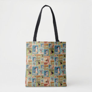 Tote Bag Moana   Retro Poster Motif