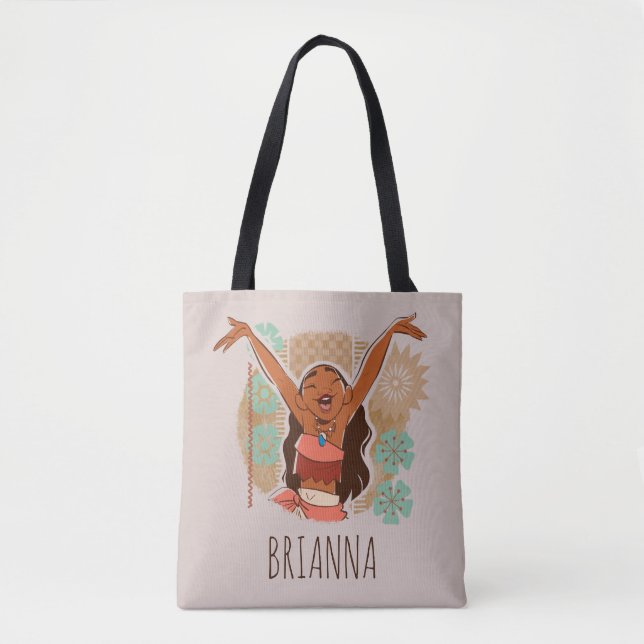 Tote Bag Moana| Un Avec Les Ondes (Devant)