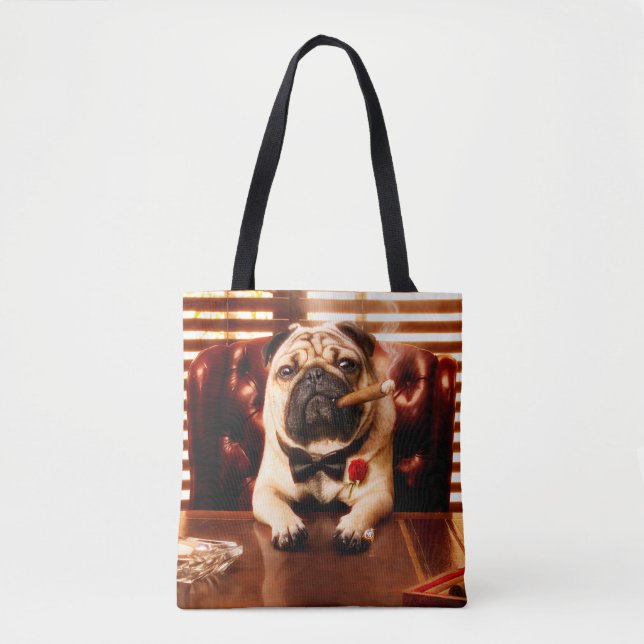 Tote Bag Mobster Dog (Devant)