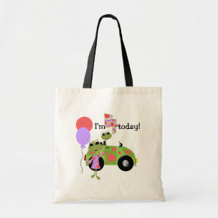 Tote Bag Mod Frogs 4th Birthday Tshirts et cadeaux