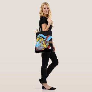 Tote Bag Mod Pop Art Air Guitare