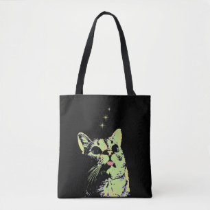 Tote Bag Mode Blep Kitty Montres Les étoiles
