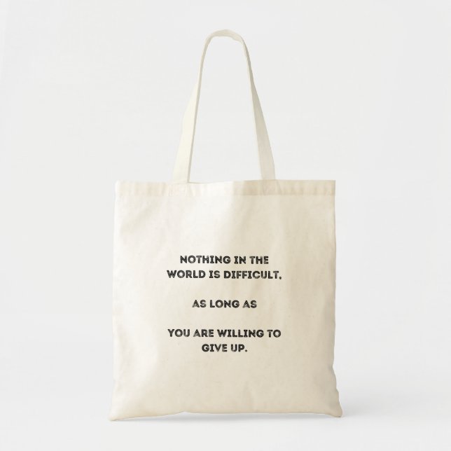 Tote Bag Mode de gobelin drôle de phrase (Devant)