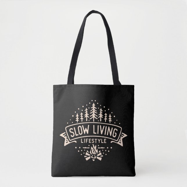 Tote Bag Mode de vie lent (Devant)