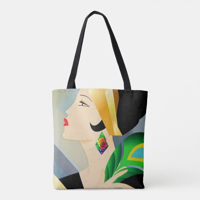 Tote Bag Mode Fourre-tout d'heure-milliampère Jongg (Dos)