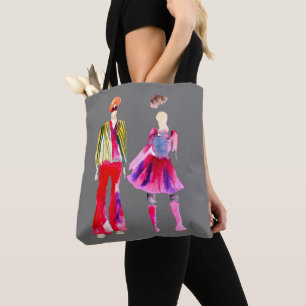 Tote Bag Mode illustration aquarelle boho