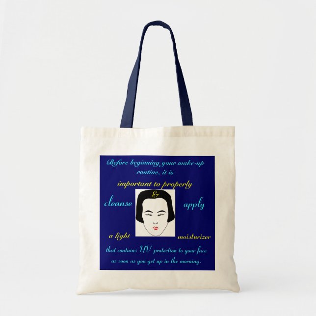 Tote Bag Mode maquillage quotidien haut de gamme Routine Na (Devant)
