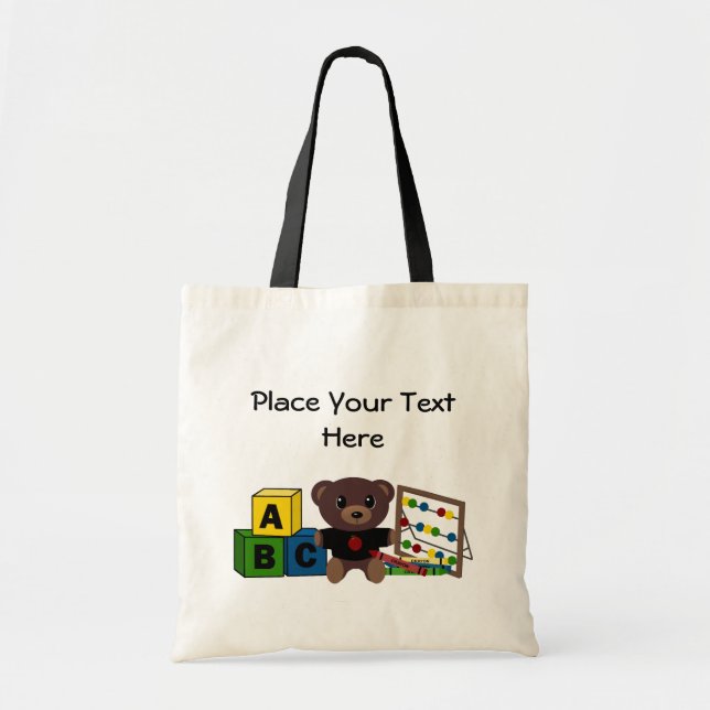 Tote Bag Modèle-cadeau de l'enseignant (Devant)