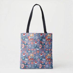 Tote Bag Modèle de cadeau de Noël Captain America & Thor