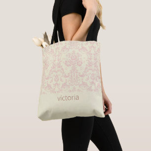 Tote Bag Modèle de Damas de précision
