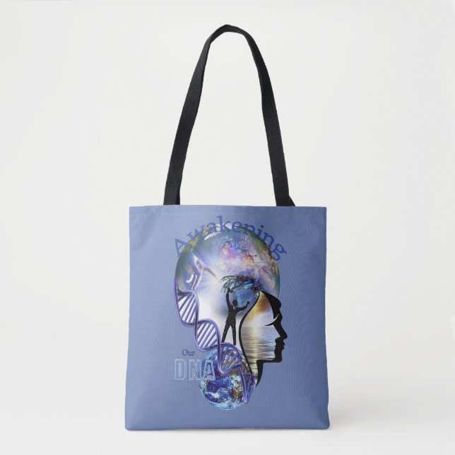 Tote Bag Modèle d'éveil de l'ADN (Devant)