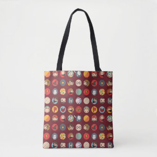 Tote Bag Modèle d'icônes de dessin animé Harry Potter