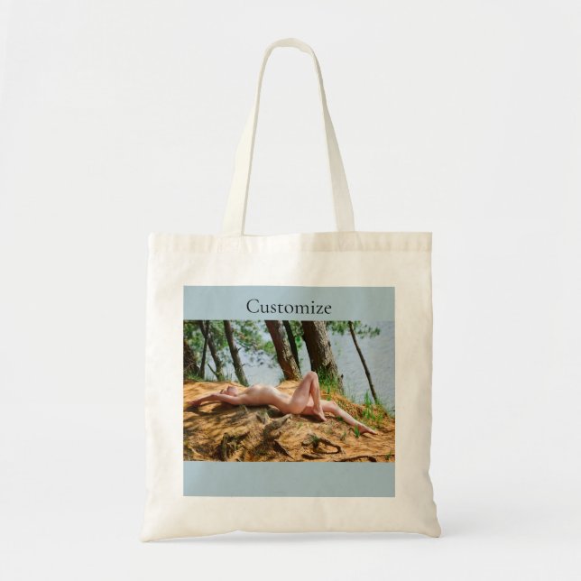 Tote Bag Modèle féminin bronzage Thunder_Cove (Devant)