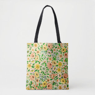 Tote Bag Modèle floral indien traditionnel