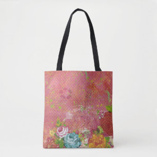 Tote Bag Modèle floral vintage