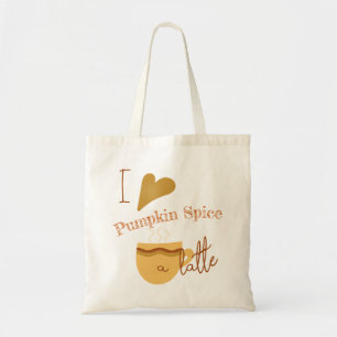 Tote Bag Modèle humoristique "I Love Citrouille Spice A La
