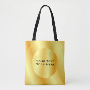 Tote Bag Modèle Personnalisé Élégant Faux Or Revêtement Mét