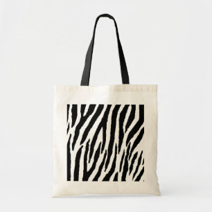 Tote Bag Modèle Zèbre Noir Et Blanc tendance