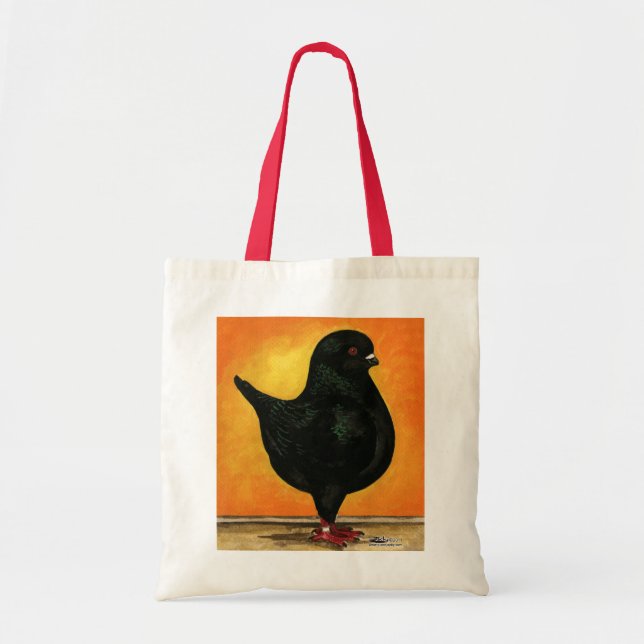 Tote Bag Modena Black Schietti Pigeon (Devant)