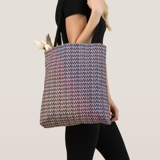 Tote Bag Modern abstract digital pattern design 1260 (De près)