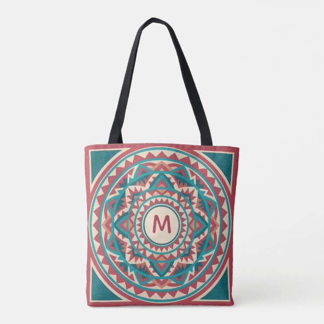 Tote Bag Modern Southwest Mandala (Dos)