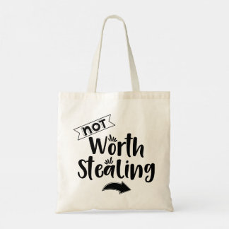 Tote Bag Modern Typography funny Quotes