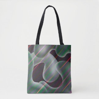 Tote Bag Moderne argent mercure liquide peinture abstraite