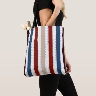 Tote Bag  Moderne Chic Rayé  