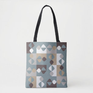 Tote Bag Moderne du milieu du siècle - Caramel au chocolat 
