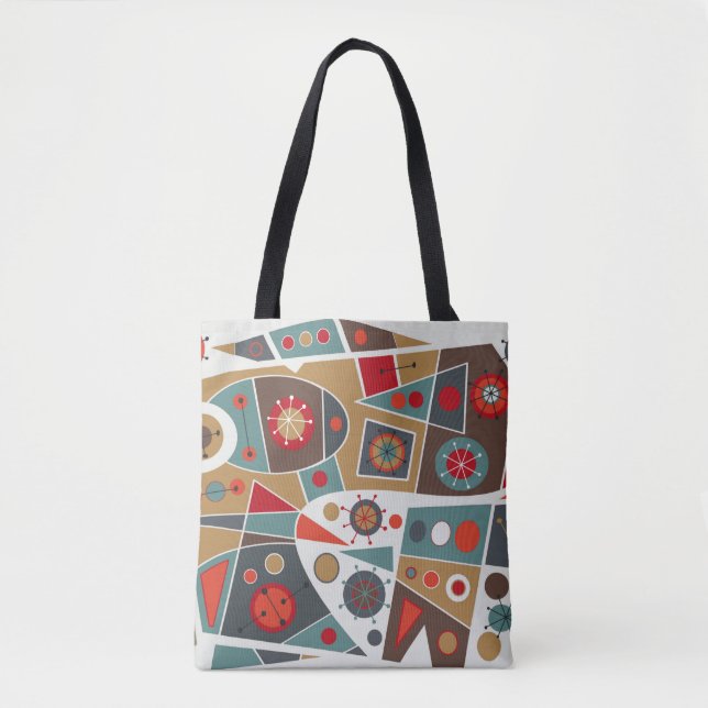 Tote Bag Moderne du milieu du siècle No 18 (Devant)
