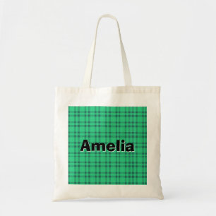 Tote Bag Moderne élégant coche verte